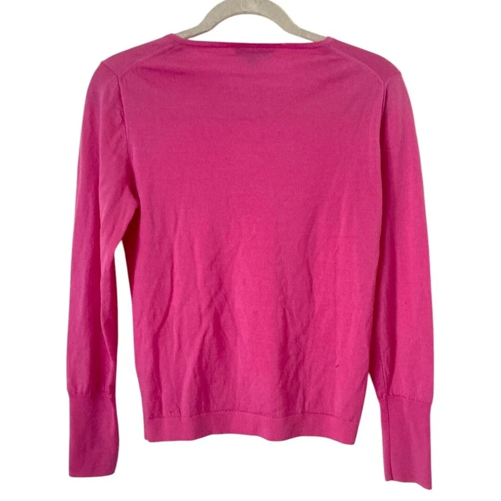 J. Crew Pink Crewneck Merino Wool Sweater‎ S